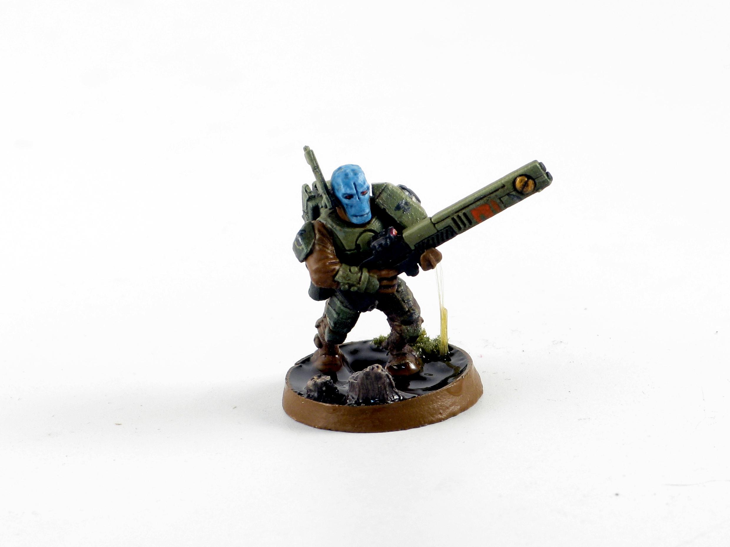 Airbrush, Fire Warriors, Green, Gritty, Oil Wash, Realistic Water